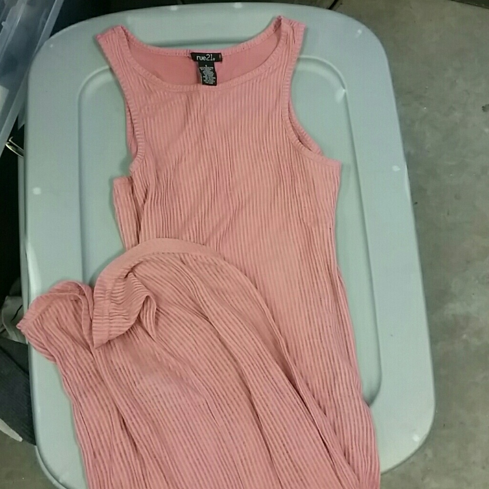 Rosie pink coral dress
